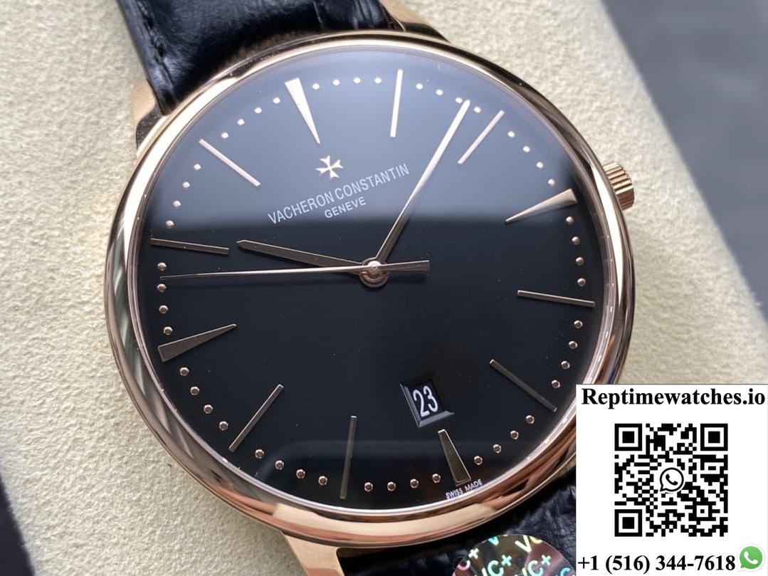 Vacheron Constantin Patrimony 85180-000R-9232 VC+ Factory Alligator Leather Strap