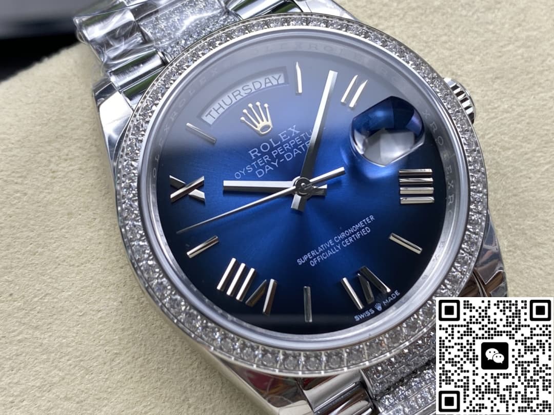 Rolex Day-Date M128349RBR-0048 8+ Factory Week Display