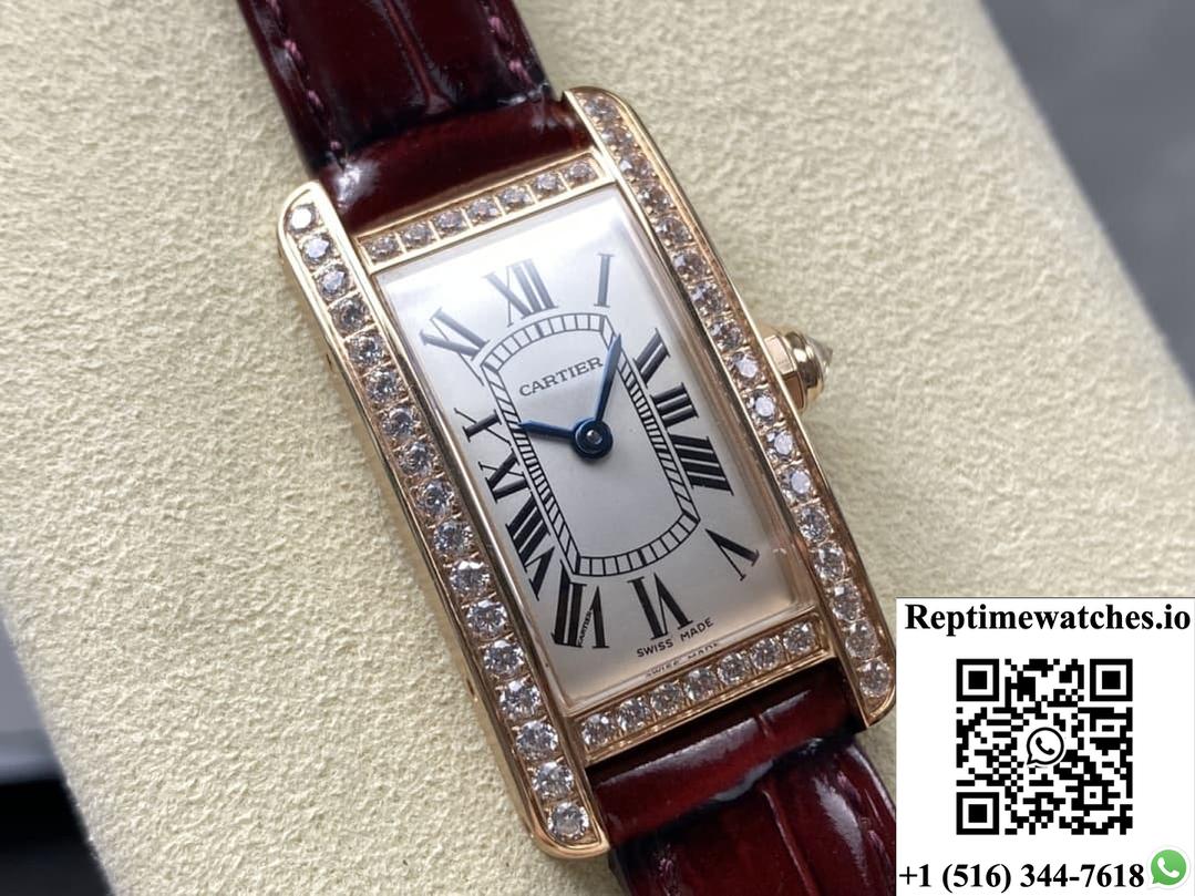 Cartier Tank WJTA0026 8848 Factory Diamond Bezel