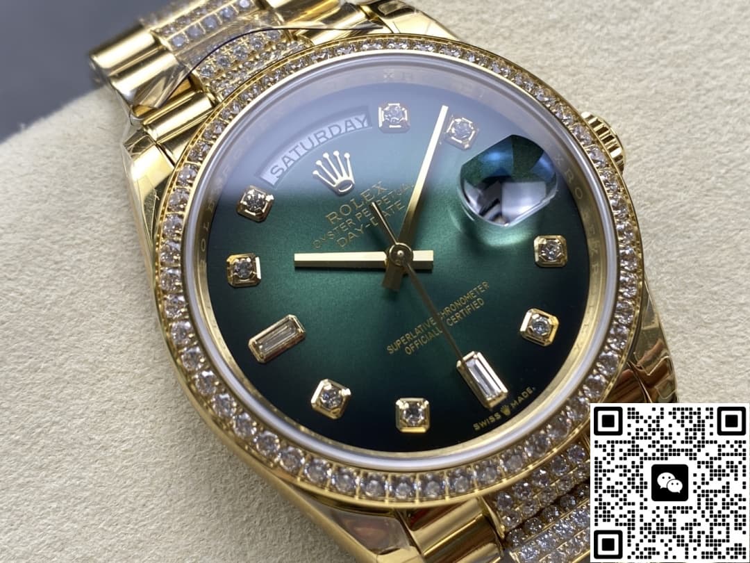 Rolex Day-Date M128348rbr-0036 8+ Factory Screw-In Crown