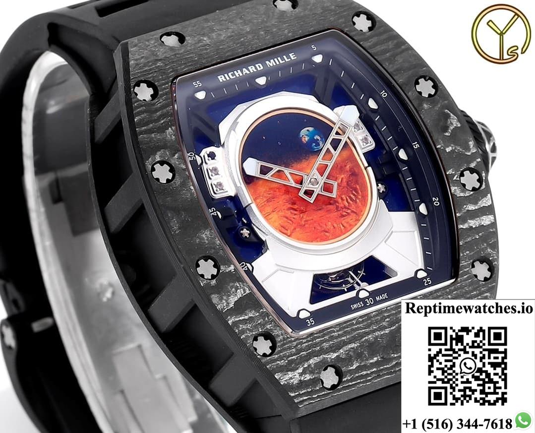 Richard Miller Men’s RM 52-05 YS Factory Rubber Strap