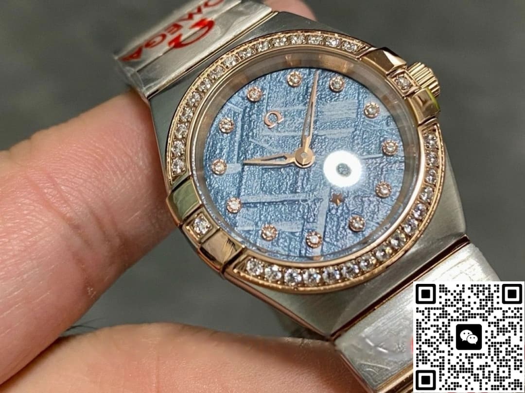 Omega Constellation 131.25.28.60.99.001 TW factory diamond bezel