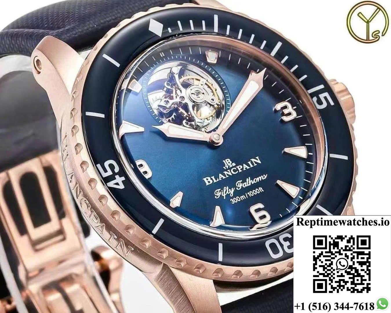 Blancpain Fifty Fathoms 5025-36B40-O52B YS Factory Tourbillon