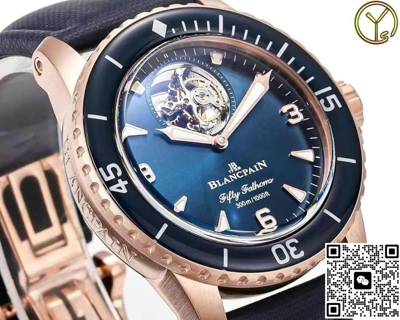 Blancpain Fifty Fathoms 5025-36B40-O52B YS Factory Tourbillon
