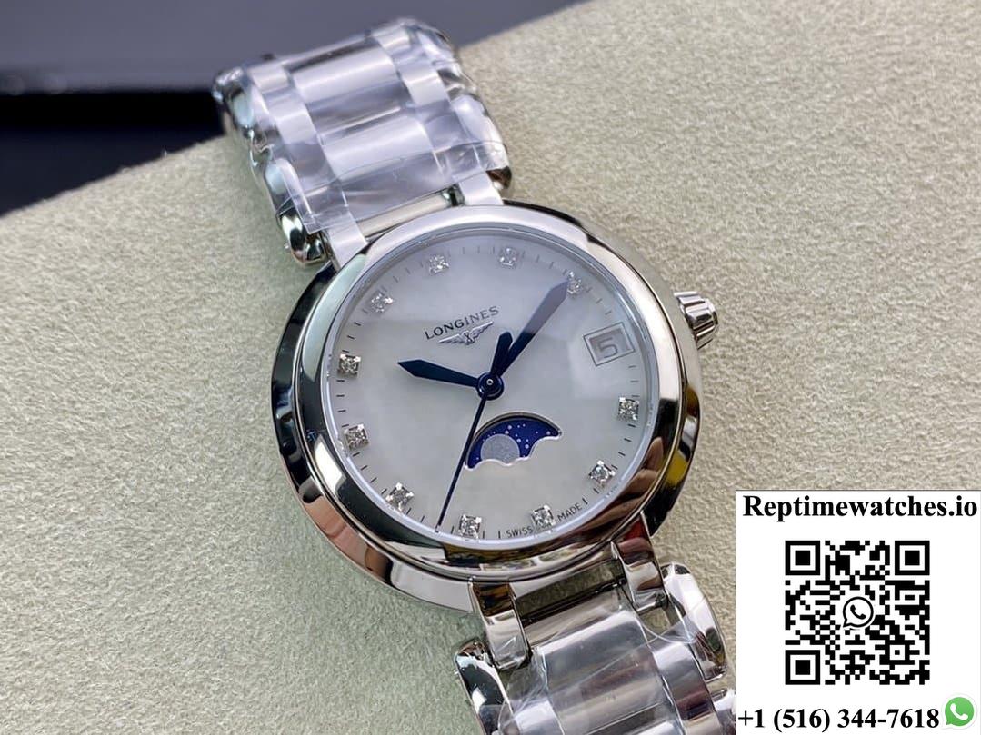 Longines Elegant L8.116.4.87.6 Gs Factory White Dial-Rep Time Watches