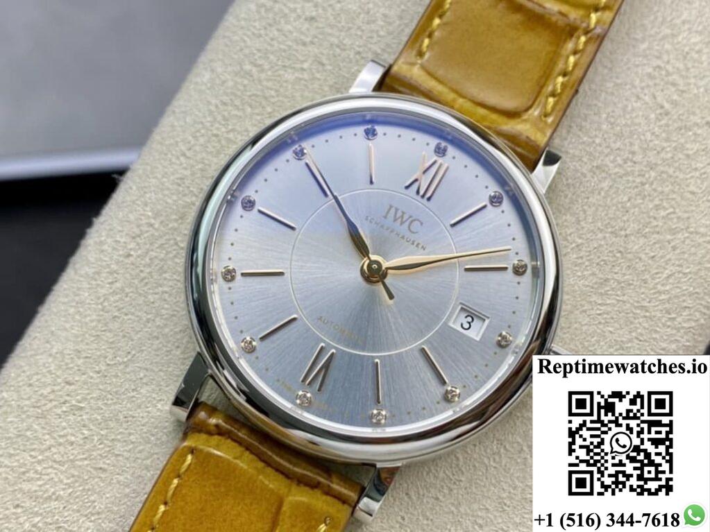 IWC PORTOFINO IW458101 V7 FACTORY ALLIGATOR LEATHER STRAP