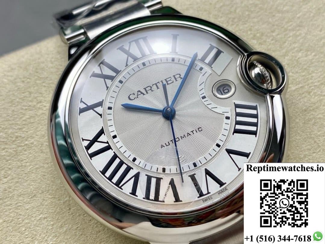 Cartier Blue Balloon W69013Z2 AF Factory Silver Gray Dial