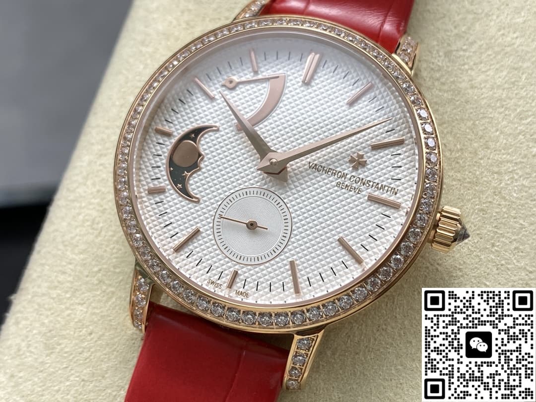 Vacheron Constantin Traditionnelle 83570-000R-B691 TW factory crocodile leather strap