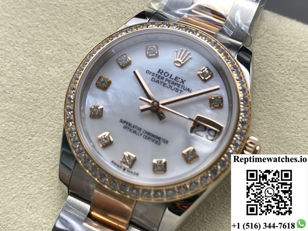 Rolex Datejust M278381RBR-0025 AR Factory Oyster Steel Buckle