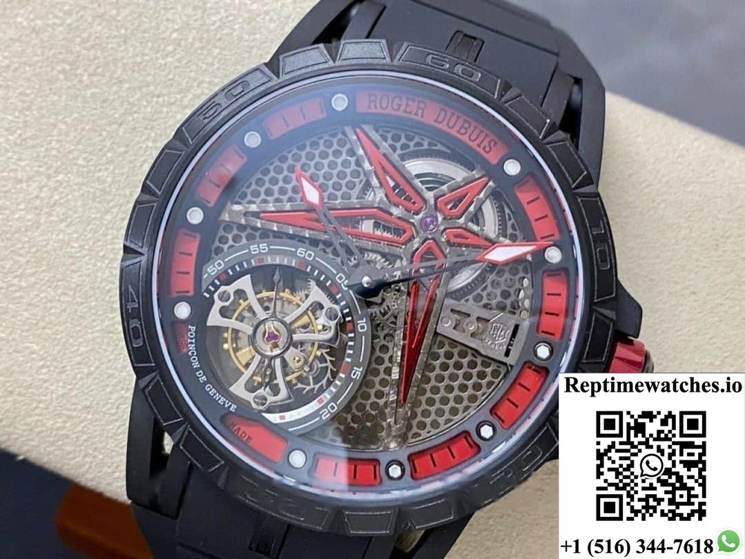 Roger Dubuis King Of Speed Rddbex0817 Bbr Factory Hollow Dial-Rep Time Watches
