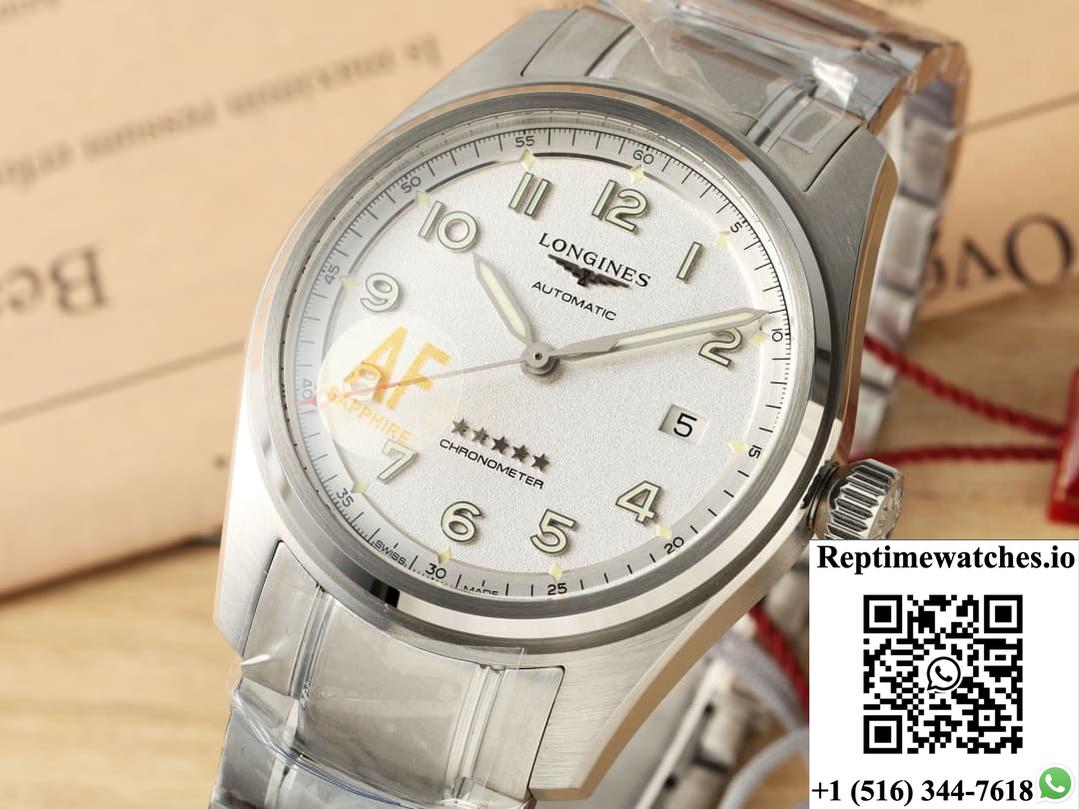 Longines Spirit L3.810.4.73.6 Af Factory Stainless Steel Case-Rep Time Watches