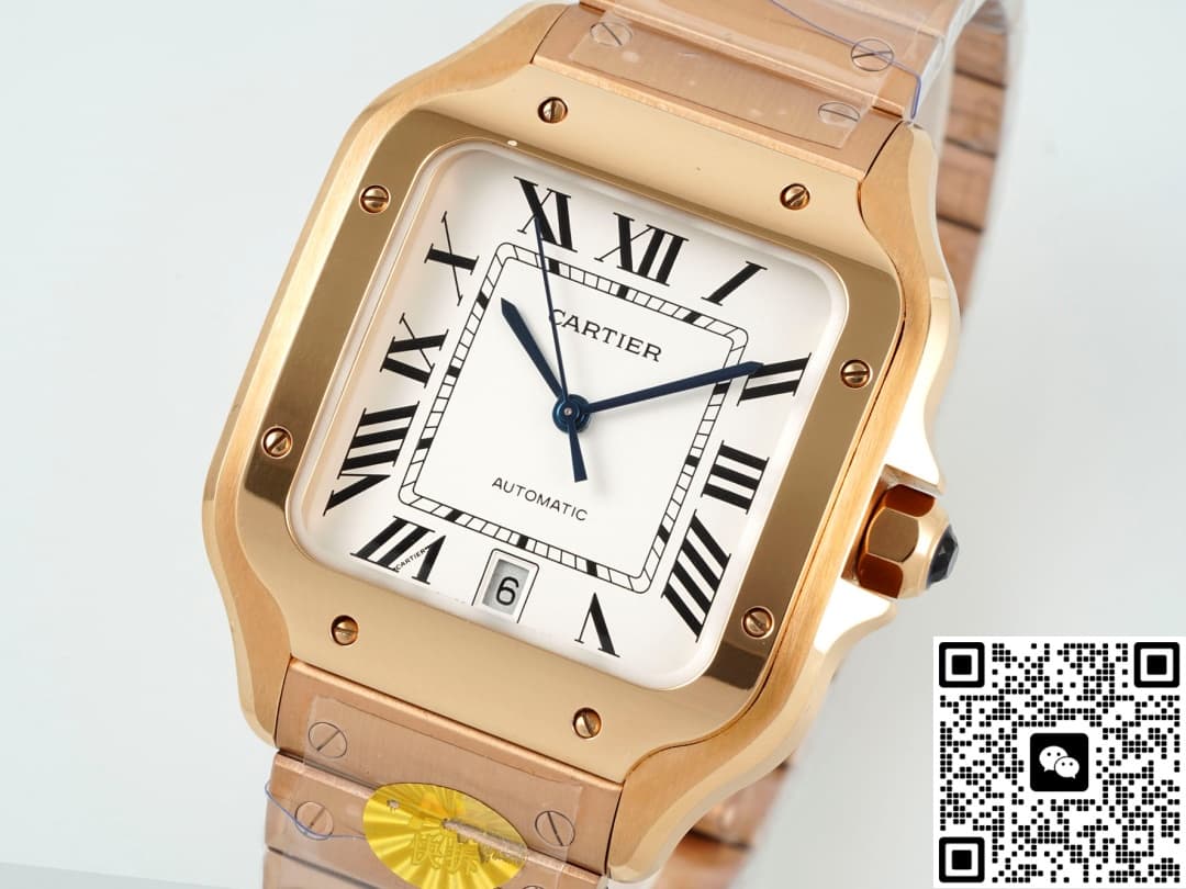 Cartier Santos WGSA0018 AF factory date display