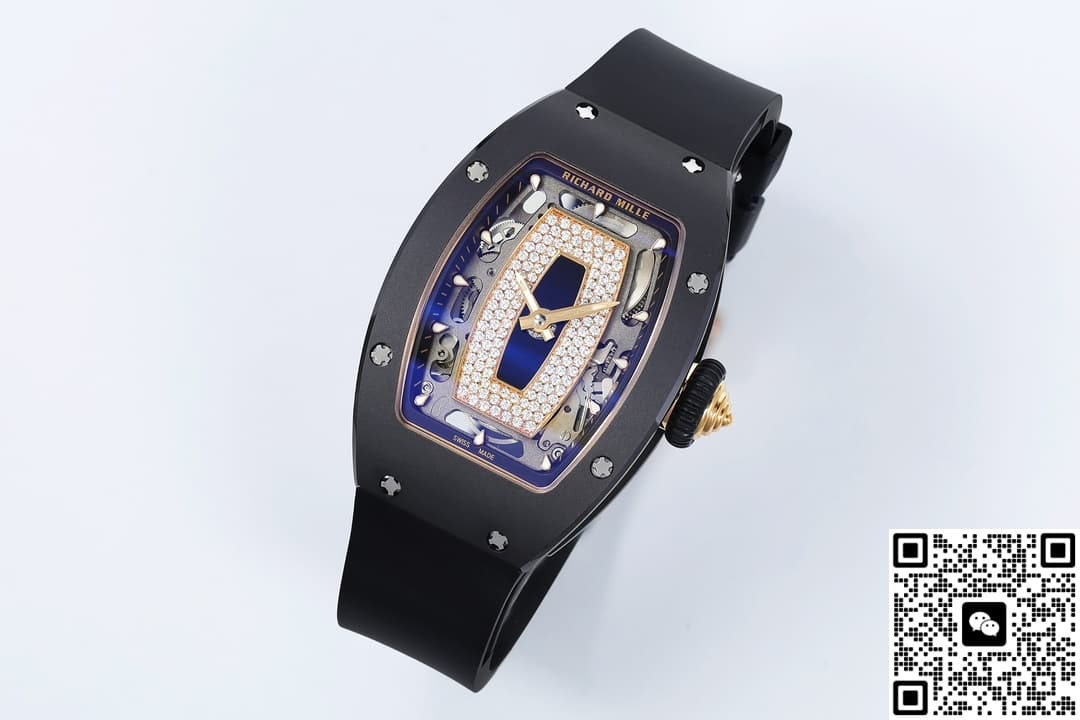 Richard Mille Ladies RM07-01 ZF Factory Black Rubber