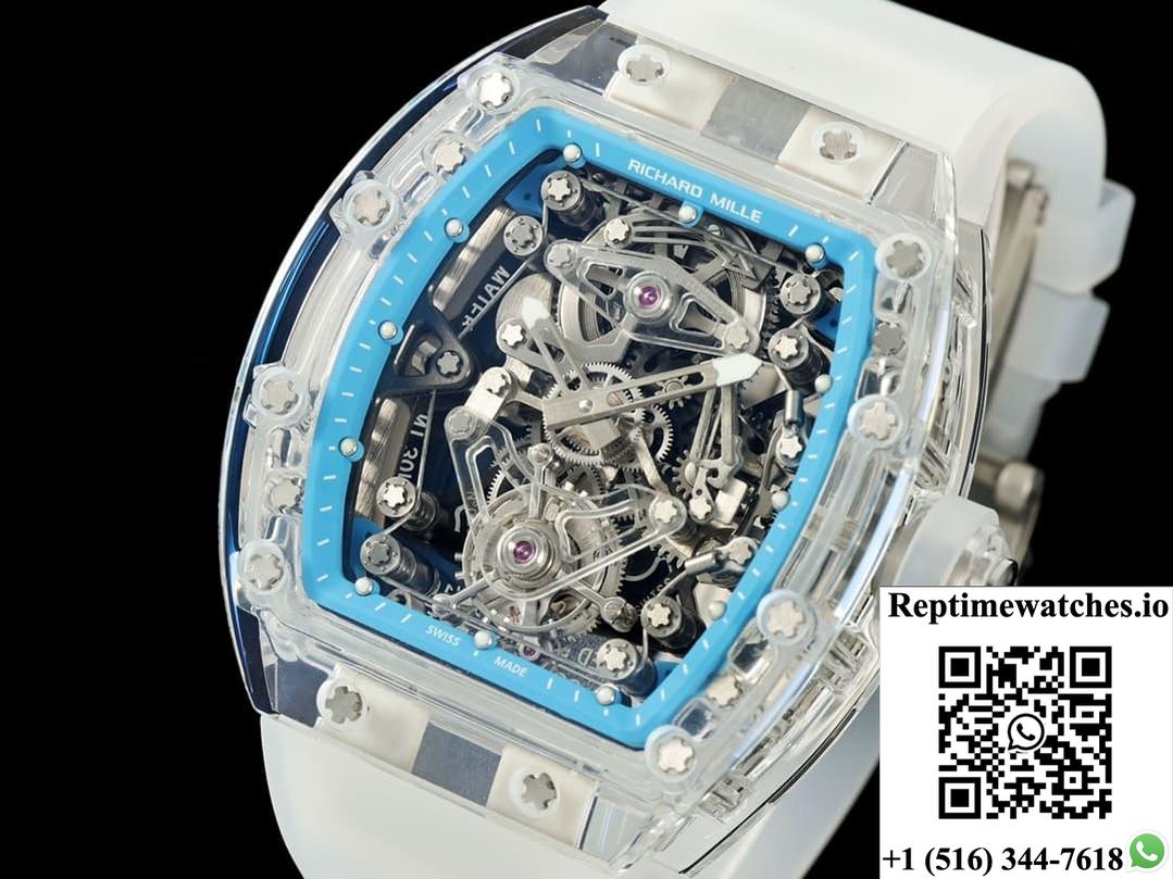 Richard Miller RM56-02 RM Factory Tourbillon Blue Bezel