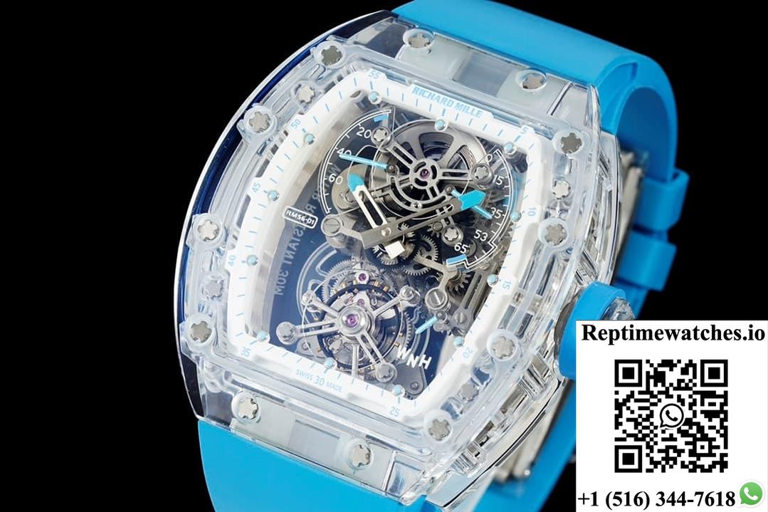 Richard Miller RM56-01 RM Factory Tourbillon Blue Strap