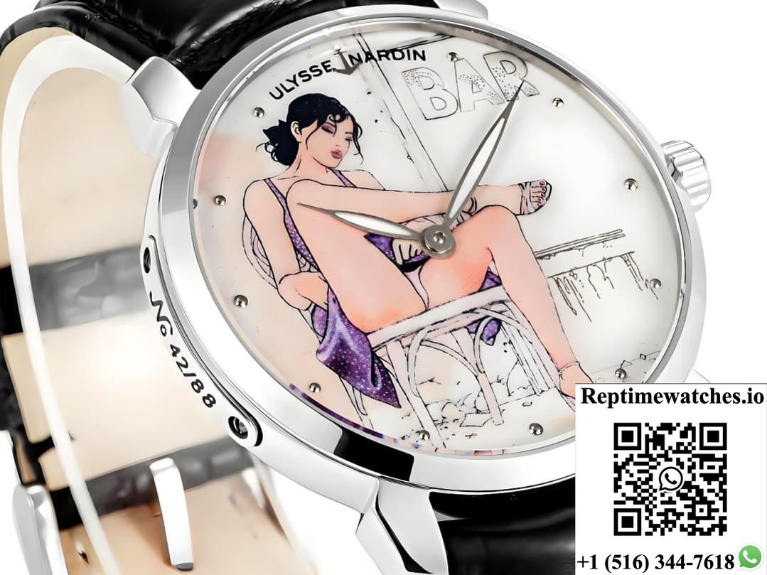 Ulysse Nardin Classico 3203-136LE-9C FL factory stainless steel case