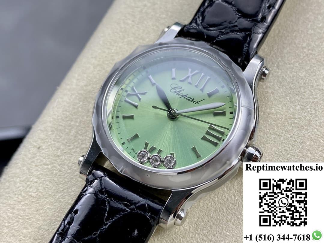 Chopard Happy Sport 278590-3013 Yf Factory Green Dial-Rep Time Watches