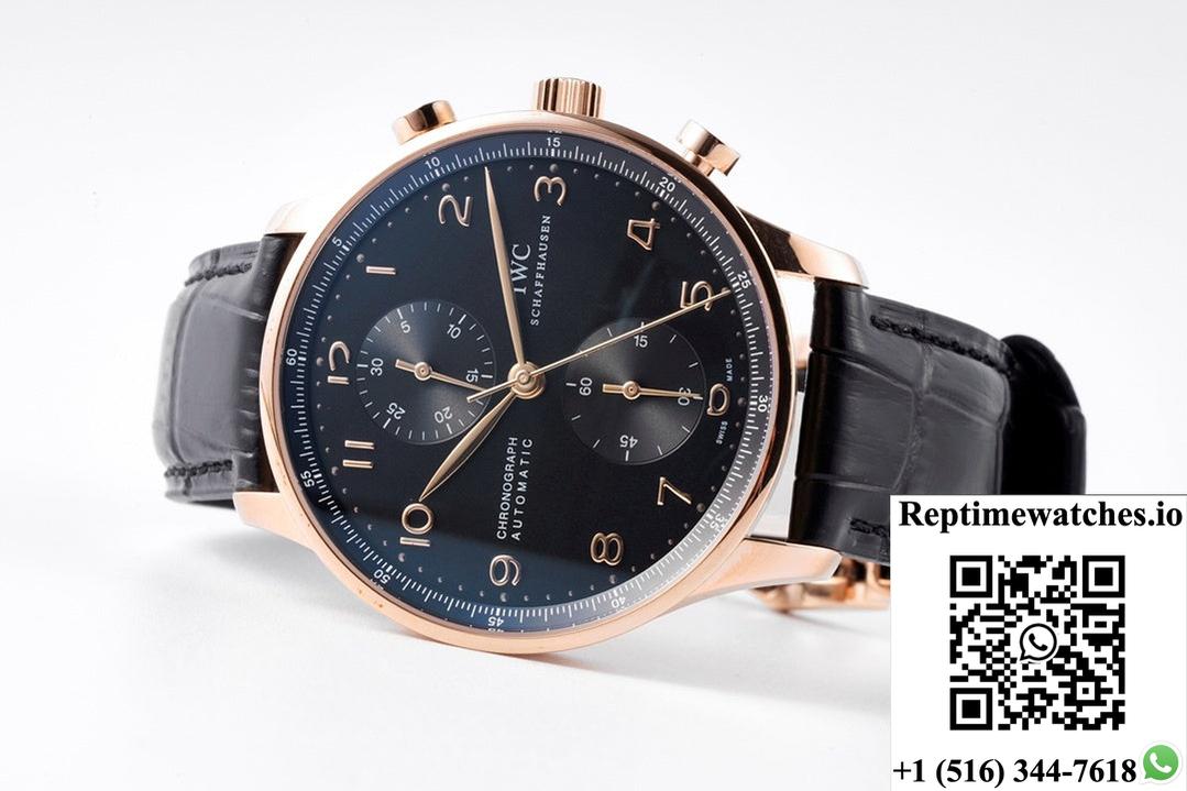 IWC Portugieser IW371610 ZF Factory Alligator Leather Strap