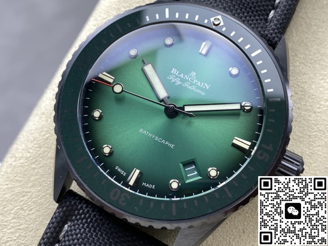 Blancpain Fifty Fathoms 5000-0153-B52A GF Factory Green Dial