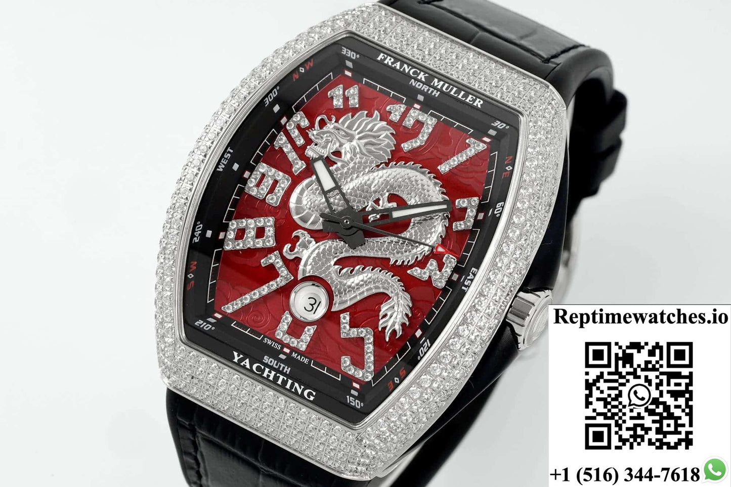 Franck Muller Vanguard ABF Factory Diamond-Set Hour Markers