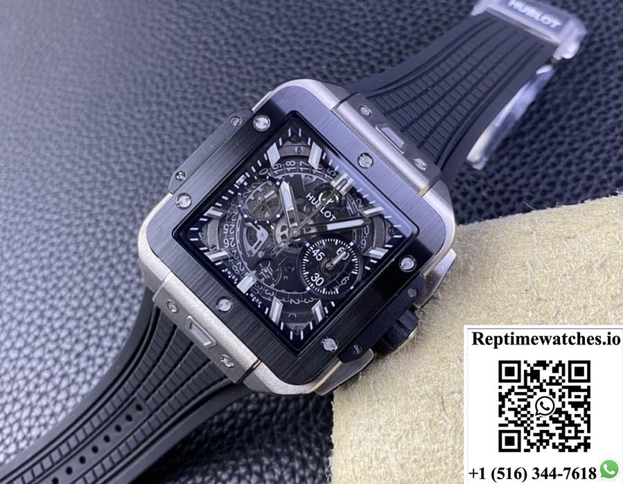 Hublot AQUARE BANG UNICO 821.NM.0170.RX BB Factory rubber strap