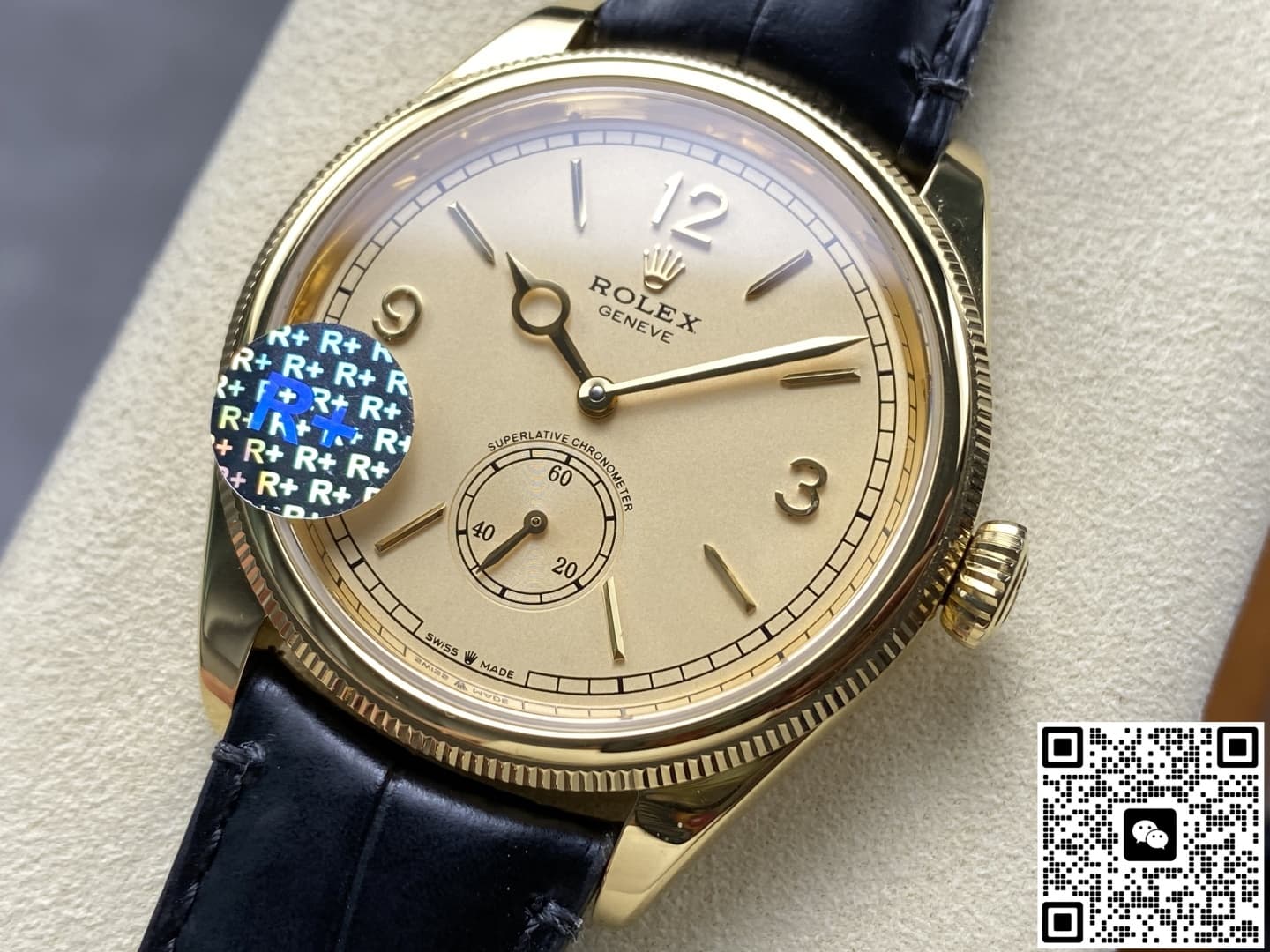 Rolex Perpetual 1908 m52508-0004 R+ factory leather strap