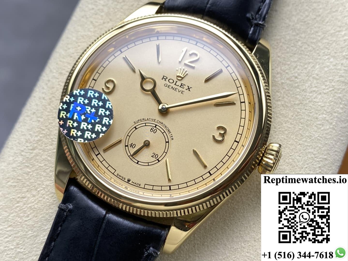 Rolex Perpetual 1908 m52508-0004 R+ factory leather strap
