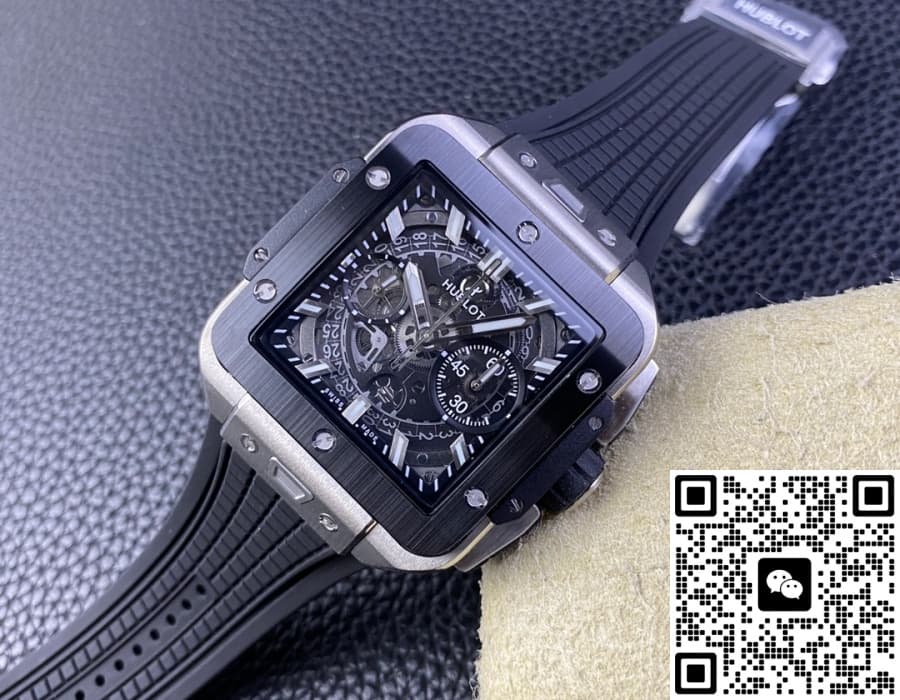 Hublot AQUARE BANG UNICO 821.NM.0170.RX BB Factory rubber strap