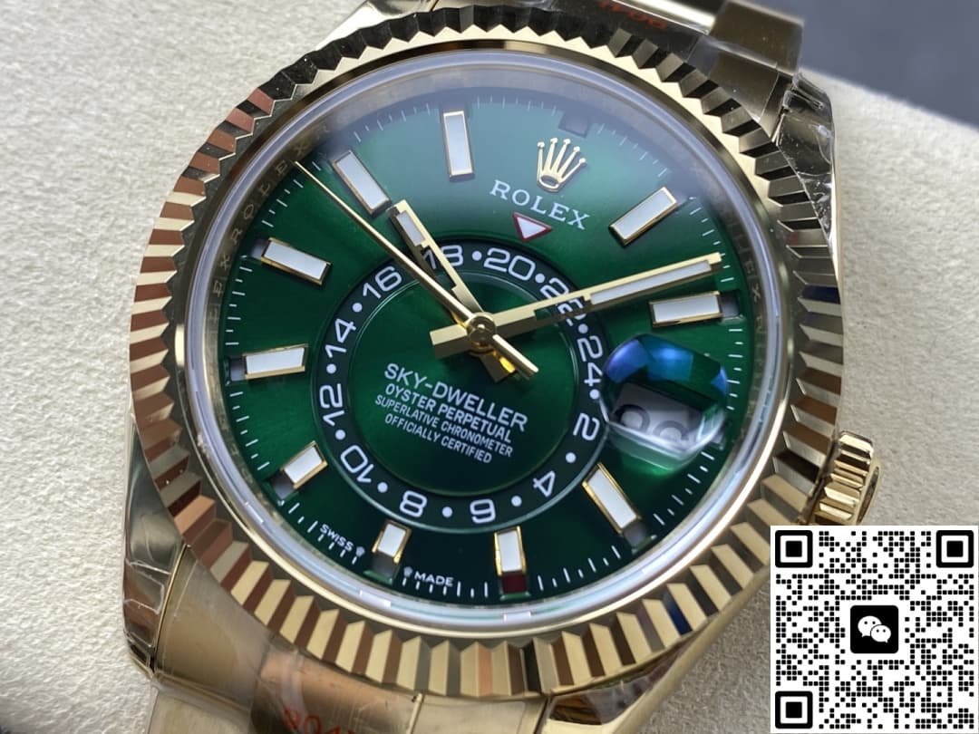 Rolex Sky-Dweller 336938-0007 NOOB Factory Gold color Strap