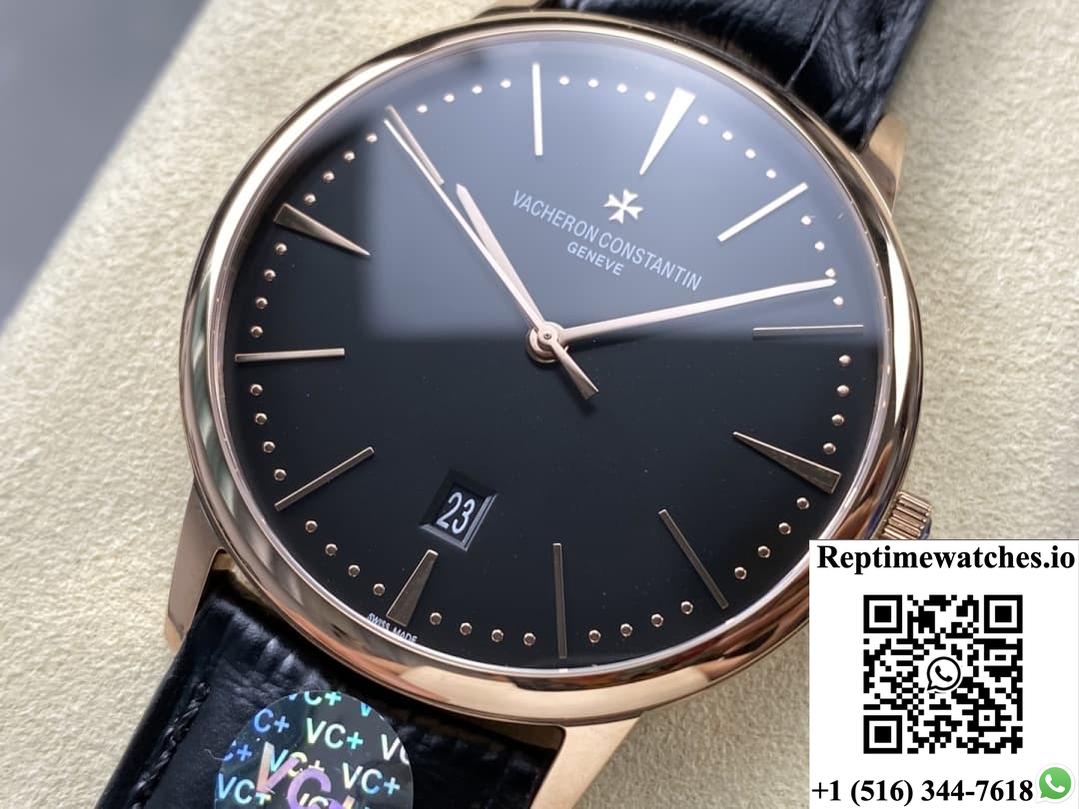 Vacheron Constantin Patrimony 85180-000R-9232 VC+ Factory Alligator Leather Strap