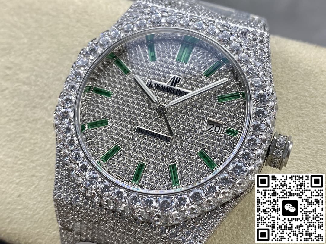 Audemars Piguet Royal Oak 15400ST.010 AMG Factory Diamond Hour Markers