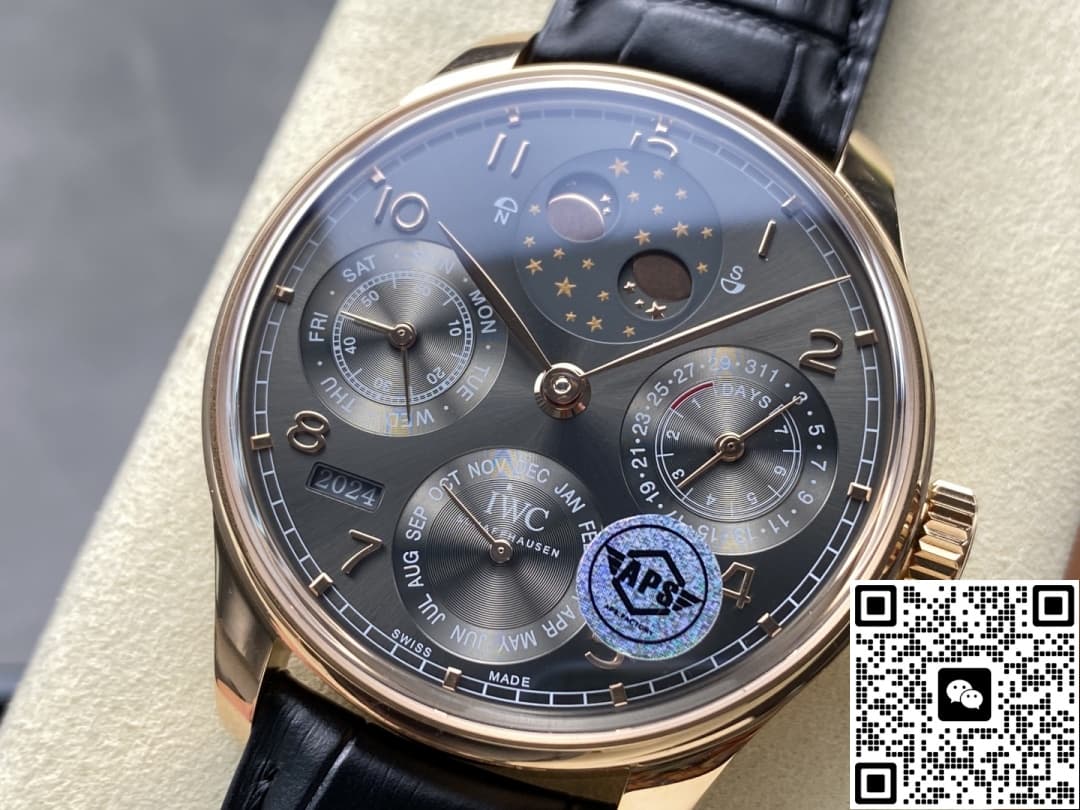 IWC Portuguese IW503404 APS factory slate gray dial