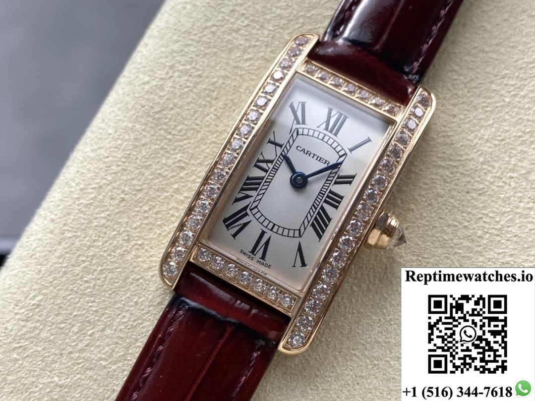 Cartier Tank WJTA0026 8848 Factory Diamond Bezel