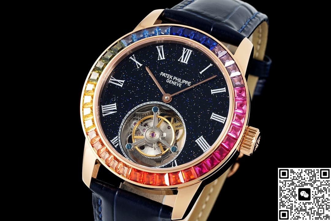 Patek Philippe Tourbillon RMS Factory Rainbow Bezel