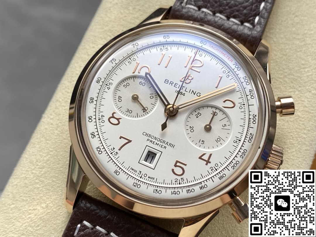 Breitling Premier RB0145371G1P1 BLS factory transparent case back