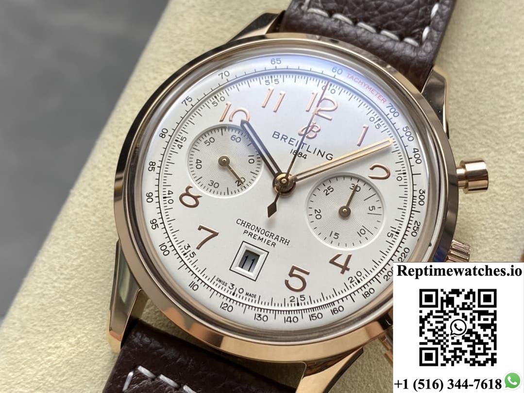 Breitling Premier RB0145371G1P1 BLS factory transparent case back