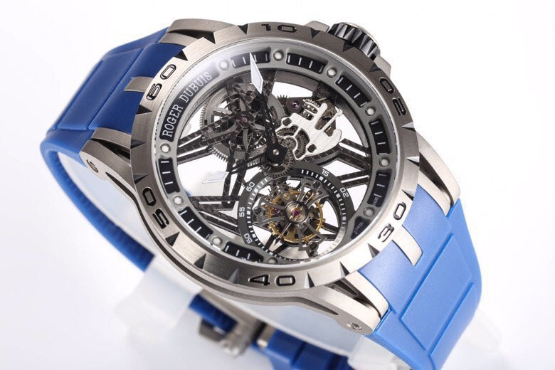 Roger Dubuis Excalibur RDDBEX0479 NEW Factory Tourbillon Titanium Case