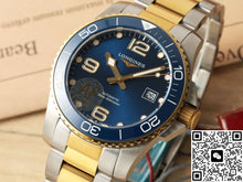 Longines Concas L3.781.3.96.7 AF factory two-color strap