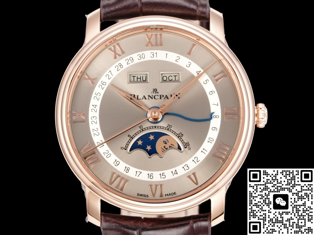Blancpain Villeret 6654N-3646-55B GR Factory Week Display