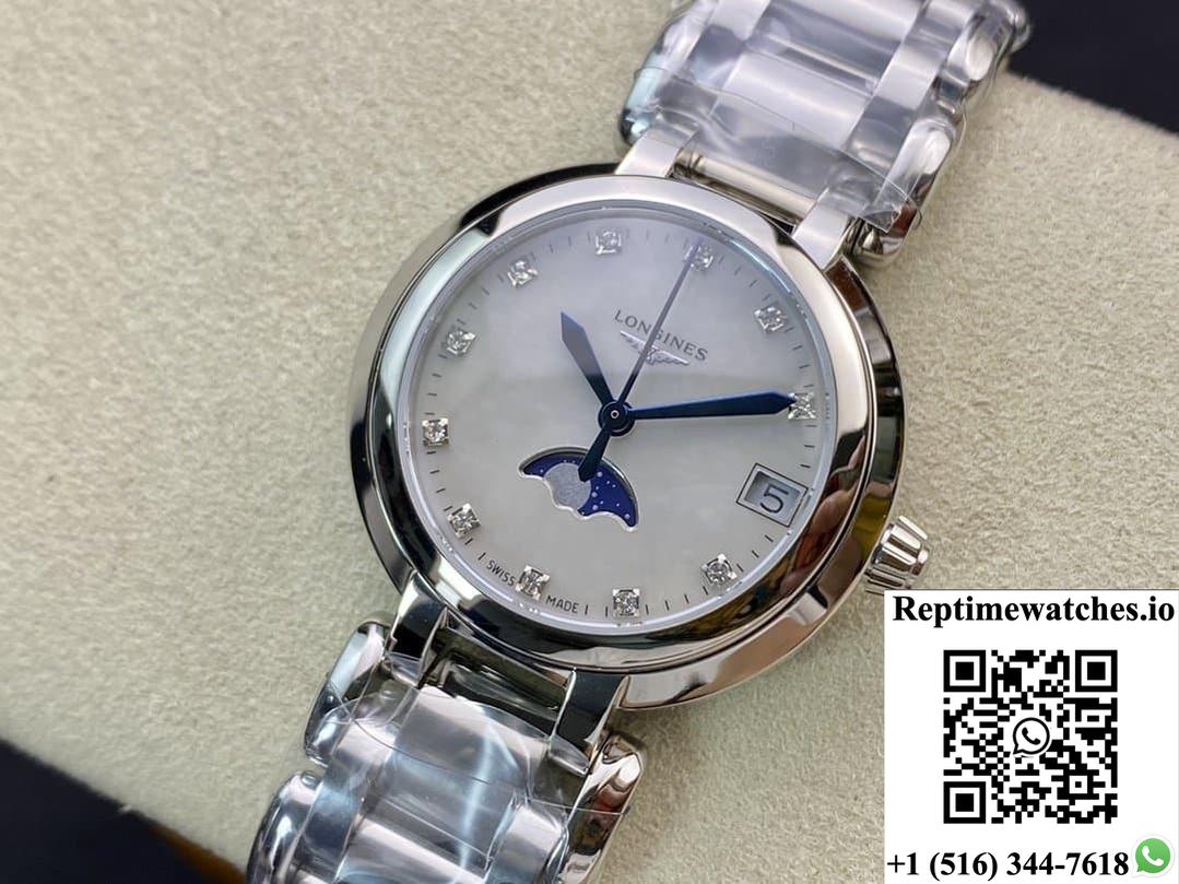Longines Elegant L8.116.4.87.6 Gs Factory White Dial-Rep Time Watches
