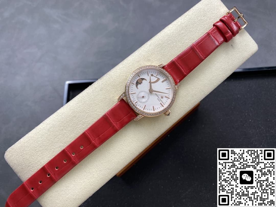 Vacheron Constantin Traditionnelle 83570-000R-B691 TW factory crocodile leather strap