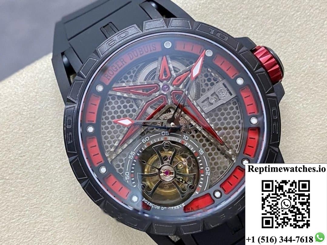 Roger Dubuis King Of Speed Rddbex0817 Bbr Factory Hollow Dial-Rep Time Watches