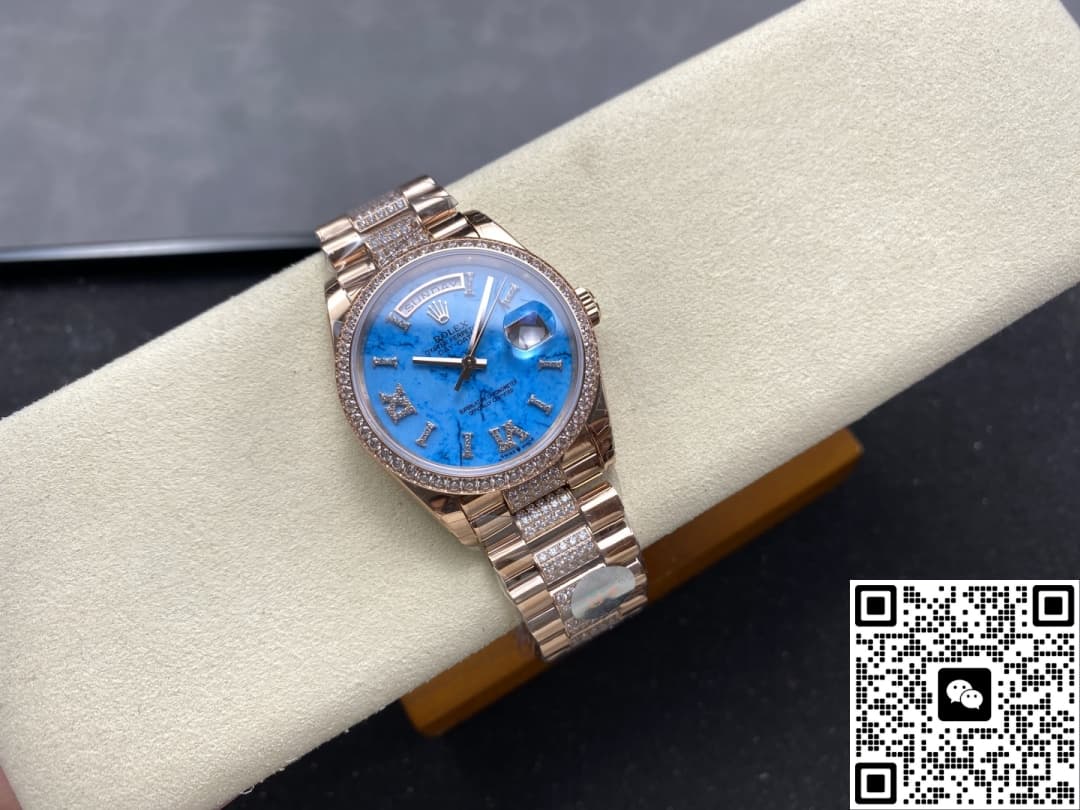 Rolex Day-Date M128345rbr-0065 8+ factory solid case back