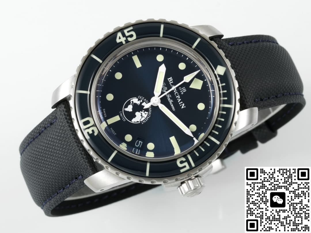 Blancpain Fifty Fathoms 5008-11B40-NAOA ZF Factory Blue Dial