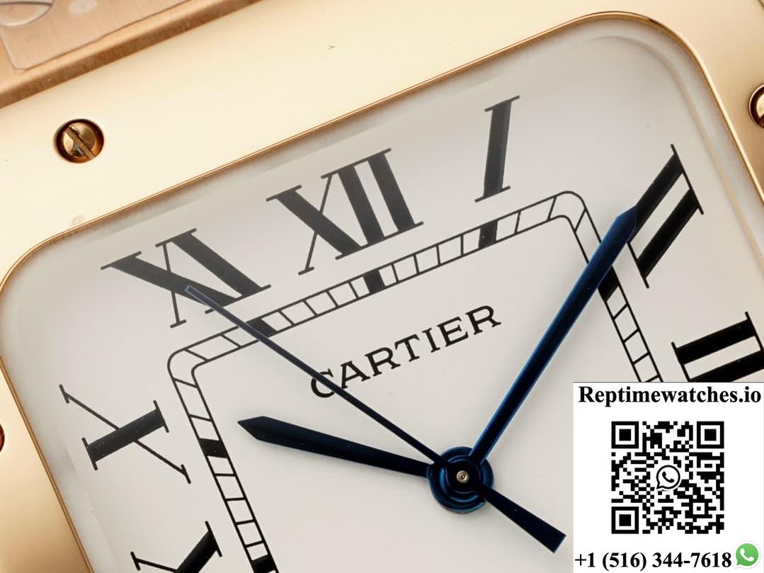 Cartier Santos WGSA0018 AF factory date display
