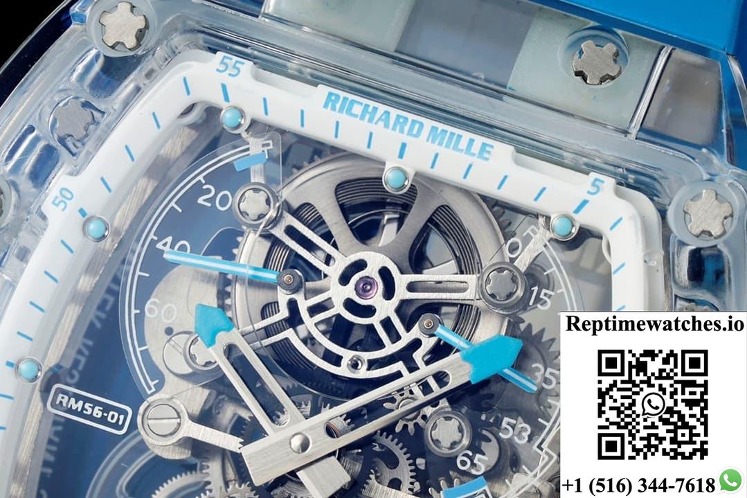 Richard Miller RM56-01 RM Factory Tourbillon Blue Strap