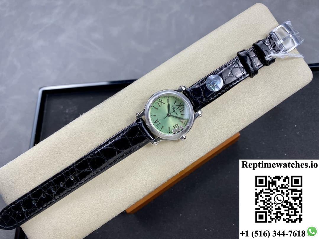 Chopard Happy Sport 278590-3013 Yf Factory Green Dial-Rep Time Watches