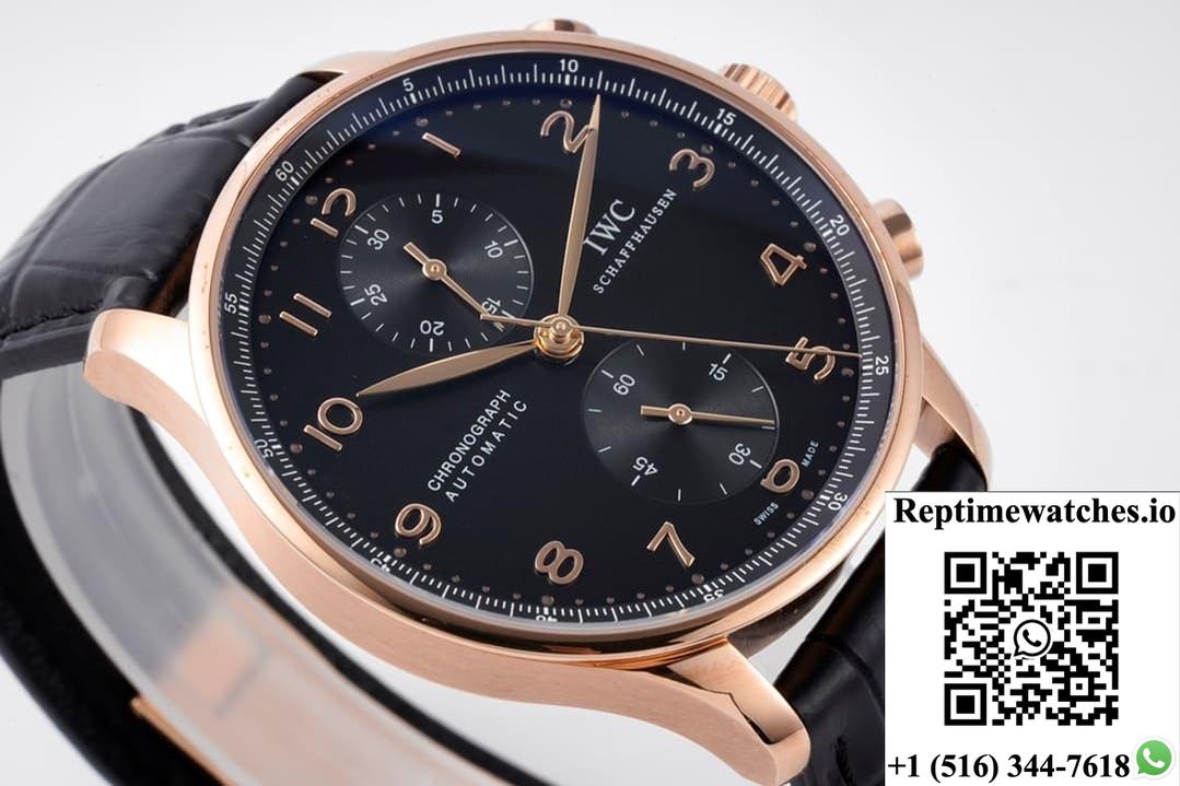 IWC Portugieser IW371610 ZF Factory Alligator Leather Strap