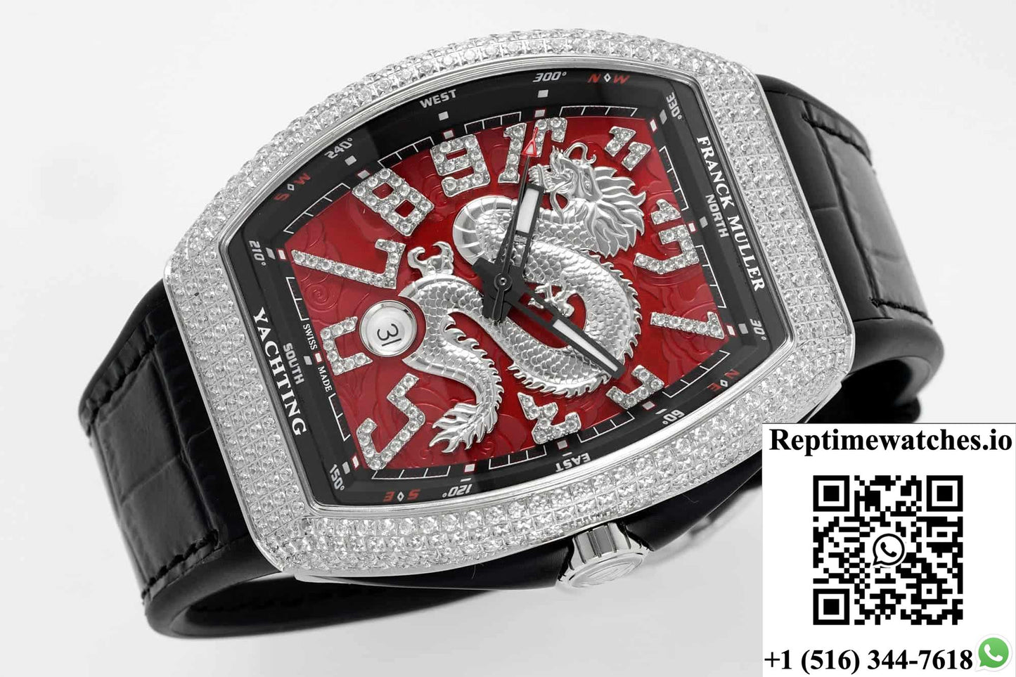 Franck Muller Vanguard ABF Factory Diamond-Set Hour Markers