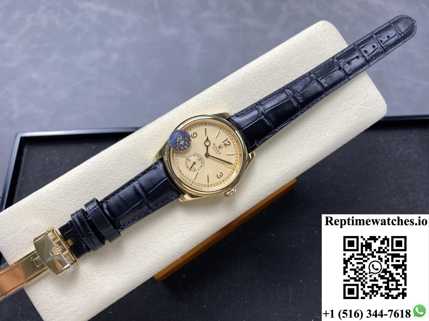 Rolex Perpetual 1908 m52508-0004 R+ factory leather strap
